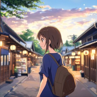 萝莉社柔和画风治愈漫画睡前放松封面